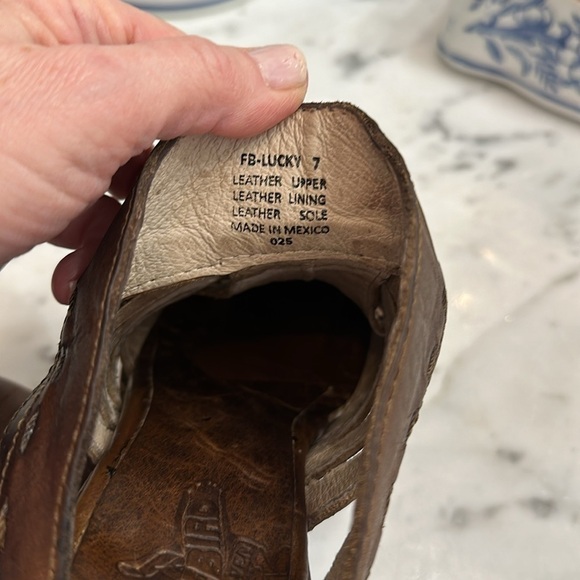 Freebird Lucky open back booties EUC   1 strap removed on each boot - Picture 5 of 10